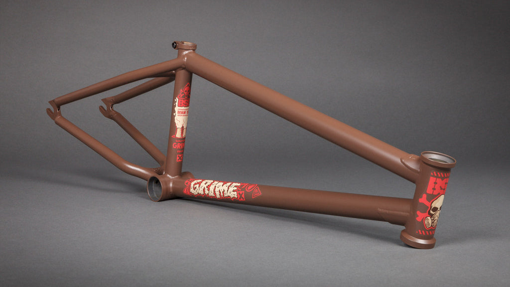 Denim Cox's 2025 Grime Frame Drops in 'Toxic Brown' – BSD BMX