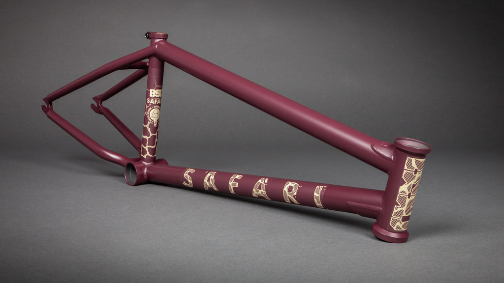Maroon' BSD Safari V3 Frame Drops Worldwide – BSD BMX