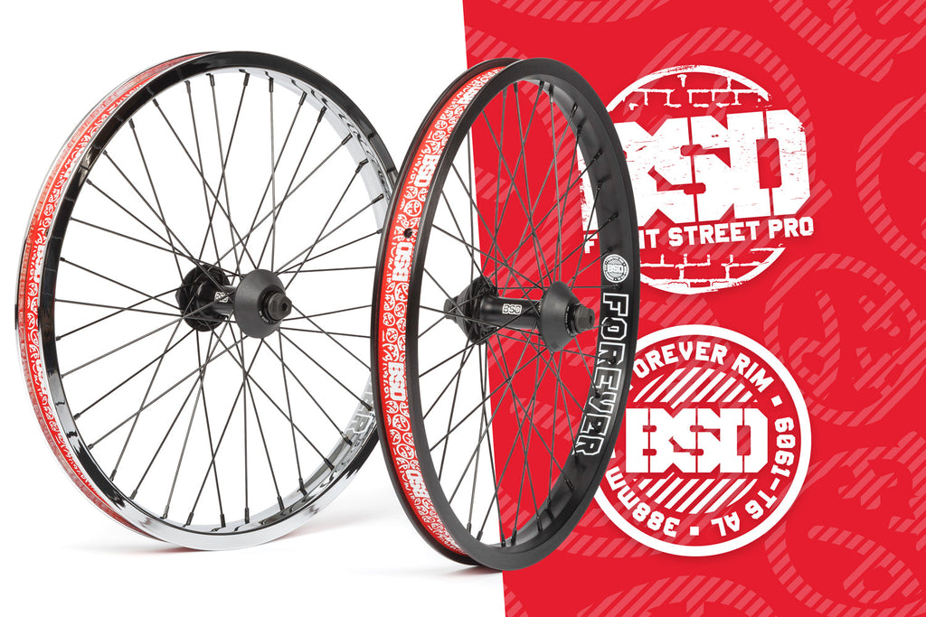 BSD Forever Front Street Pro Wheel – Complete Front Wheel - BSD BMX