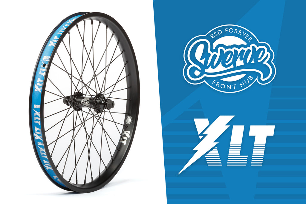 BSD SWERVE X XLT FRONT WHEEL - complete pro spec front BMX wheel