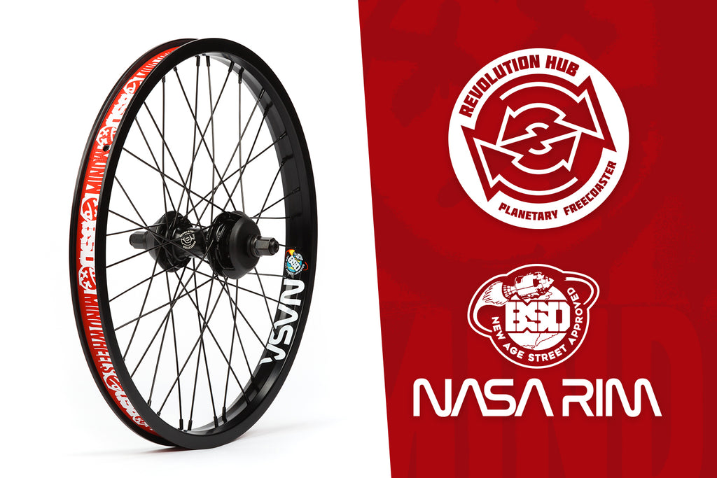 Red bmx best sale wheels