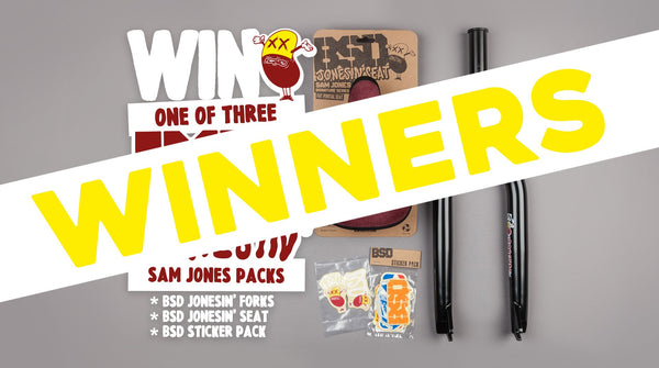 Jonesin' pack winners...