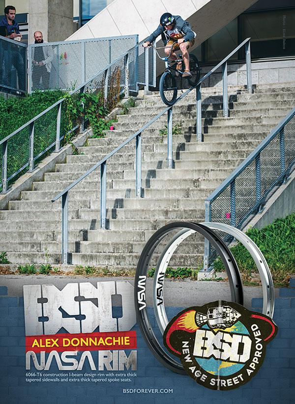 Alex D NASA Rim Print Ad – BSD BMX