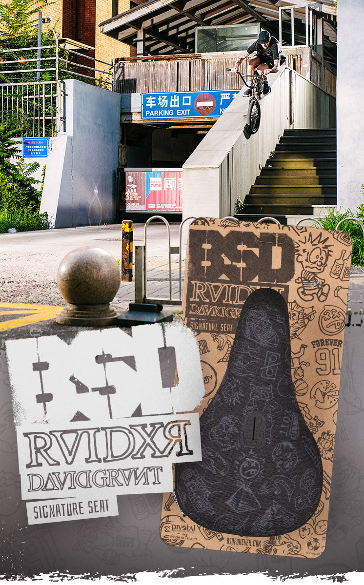 BSD RAIDER FAT SEAT - David Grant signature Pivotal BMX seat – BSD  USA/International store