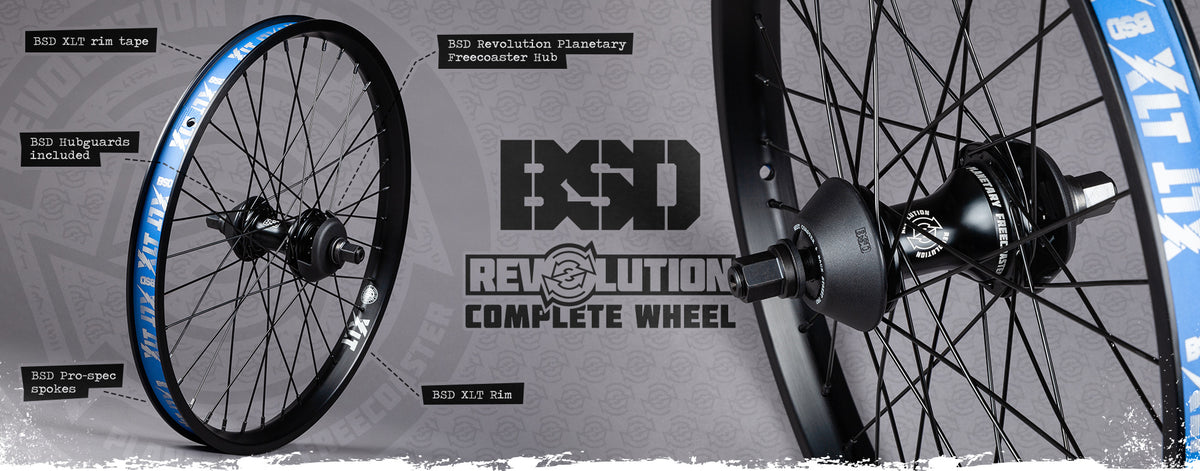 Mozzo Posteriore BSD Revolution Freecoaster – Nero, RHD, 36 Fori, Asse 14 Mm