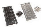 Paquet De 40 Rayons Et écrous BSD Double Butted - Noir Ou Inox - Pour BMX