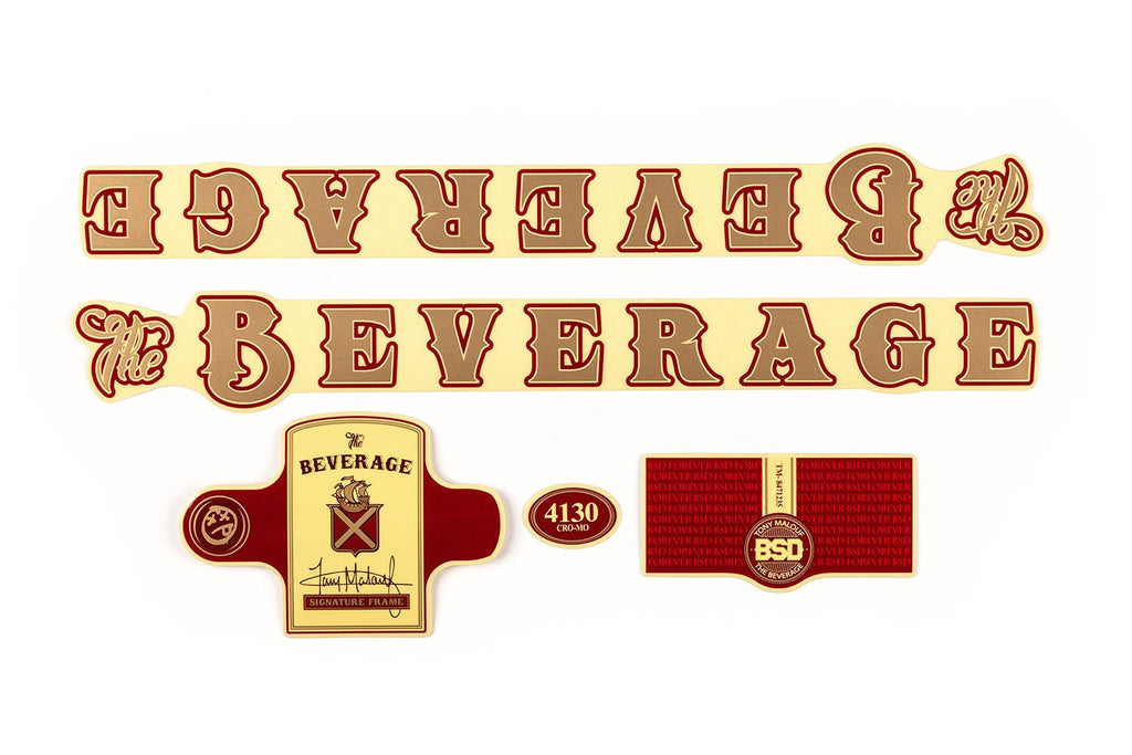 BSD BMX - Beverage Frame Sticker Pack
