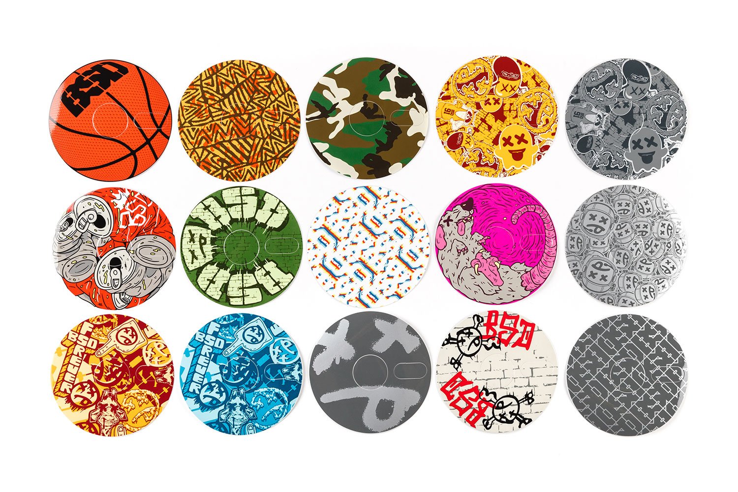 BSD BMX - Stickerbomb Sprocket Sticker 15 Pack